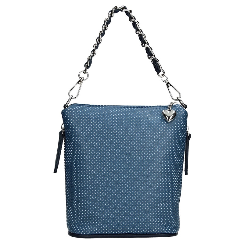 Dámská kožená kabelka Facebag Roberta - modrá.