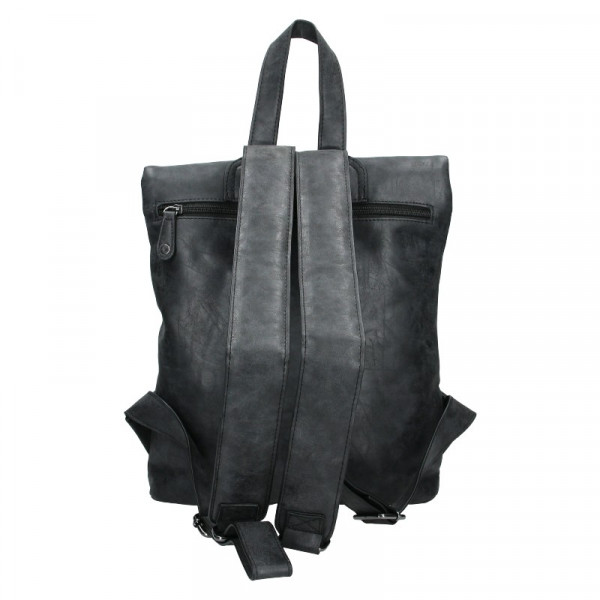 Moderní dámský batoh Piace Molto Gretta - černá