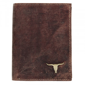 Pánská kožená peněženka Wild Buffalo Tomas - koňak