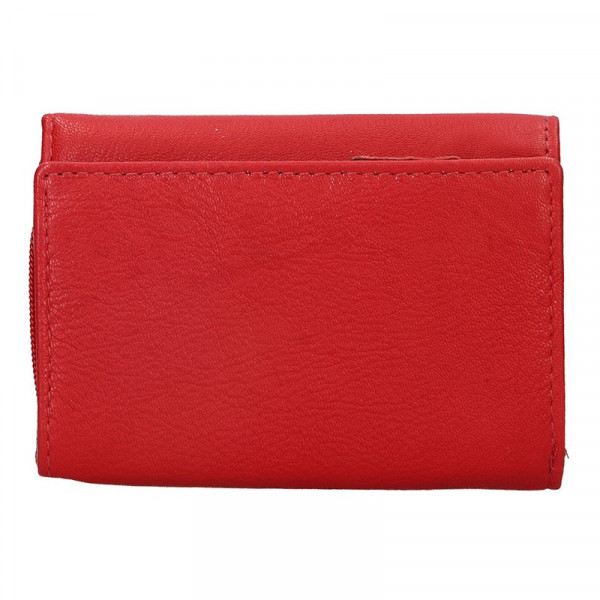 Dámská kožená peněženka Lagen Leonas - červená