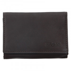 Dámská kožená peněženka Lagen Leonas - hnědá