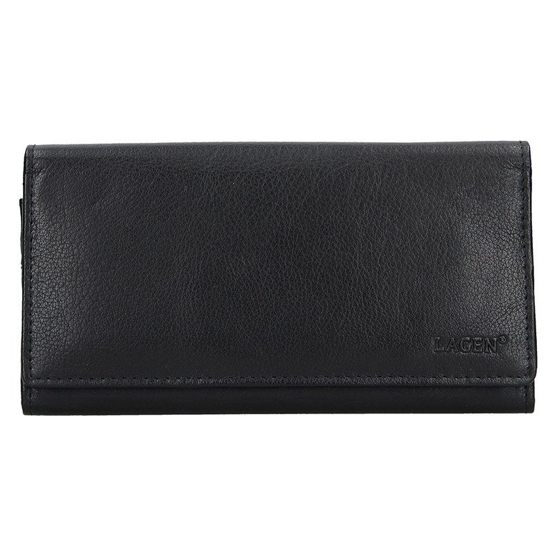 Dámská kožená peněženka Lagen Zinna - černá