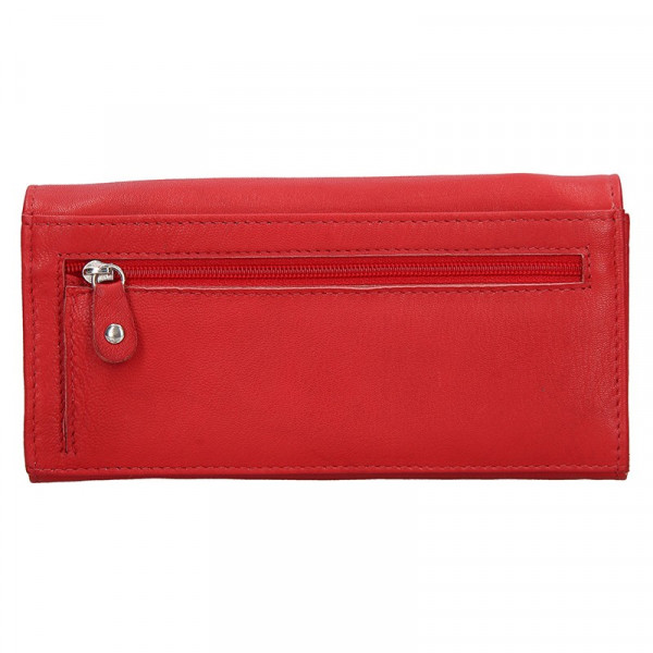 Dámská kožená peněženka Lagen Argenta - červená