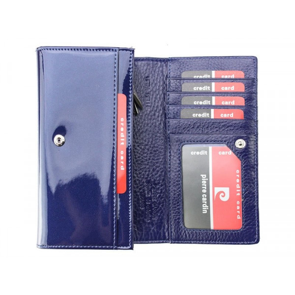 Dámská kožená peněženka Pierre Cardin Alenas - tmavě červená