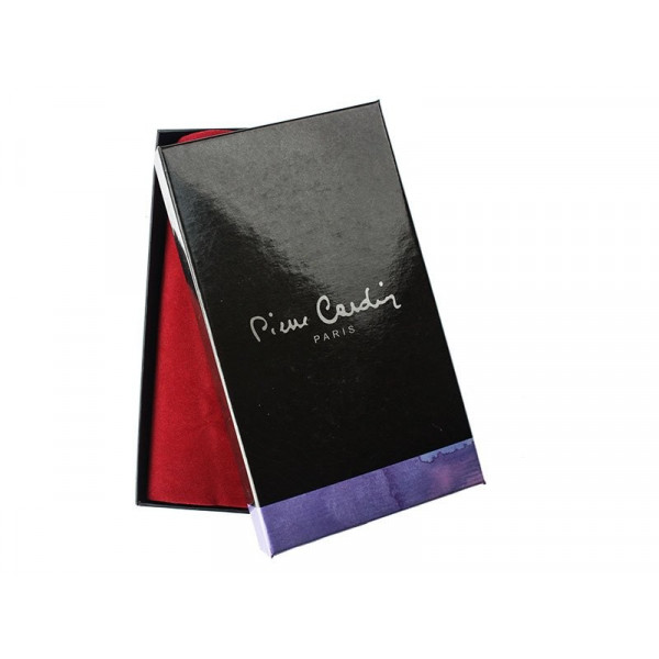 Dámská kožená peněženka Pierre Cardin Alenas - tmavě červená