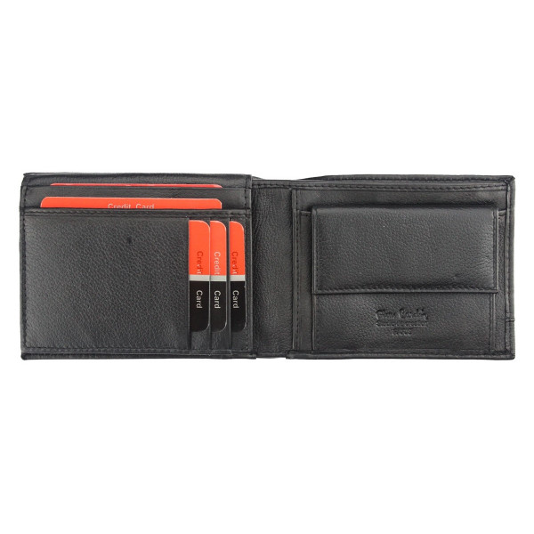 Pánská kožená peněženka Pierre Cardin Milane - modro-černá