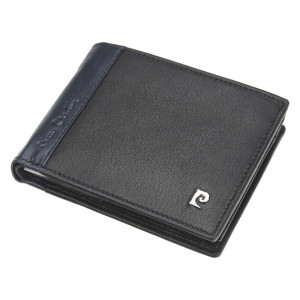 Pánská kožená peněženka Pierre Cardin Milane - červeno-černá