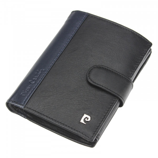 Pánská kožená peněženka Pierre Cardin Ferenca - modro-černá