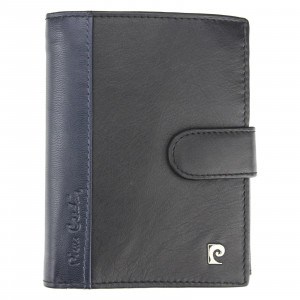 Pánská kožená peněženka Pierre Cardin Ferenca - modro-černá