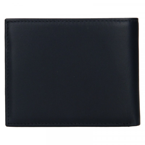 Pánská kožená peněženka Tommy Hilfiger Wulf - tmavě modrá