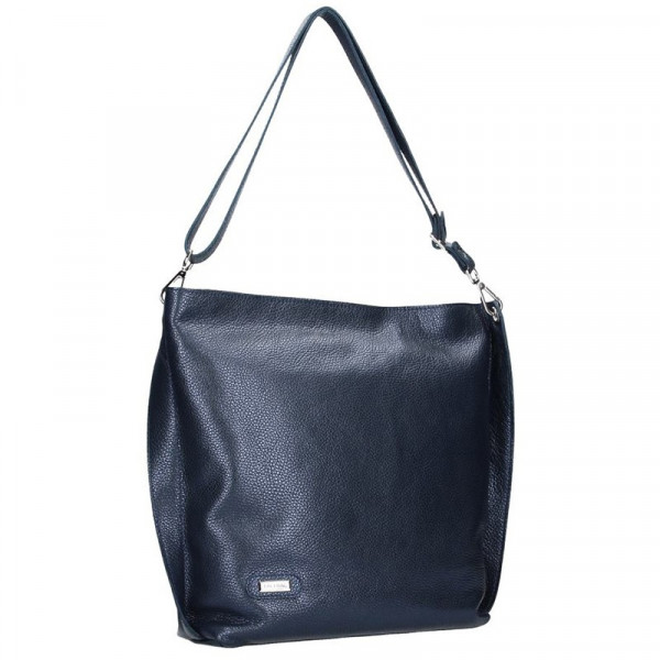 Dámská kožená kabelka Facebag Fiona - modrá