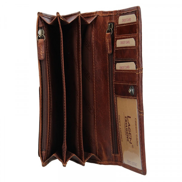 Dámská peněženka Lagen Monas - koňak