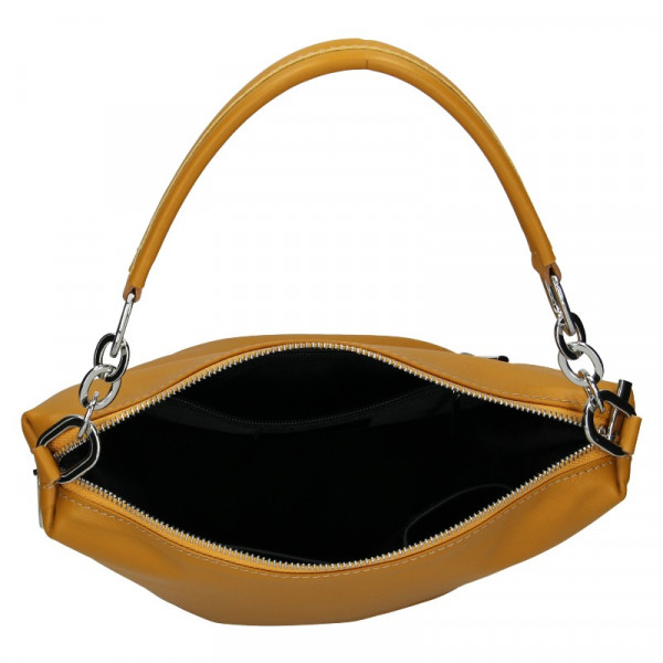 Dámská kožená kabelka Facebag Talma - světle hnědá