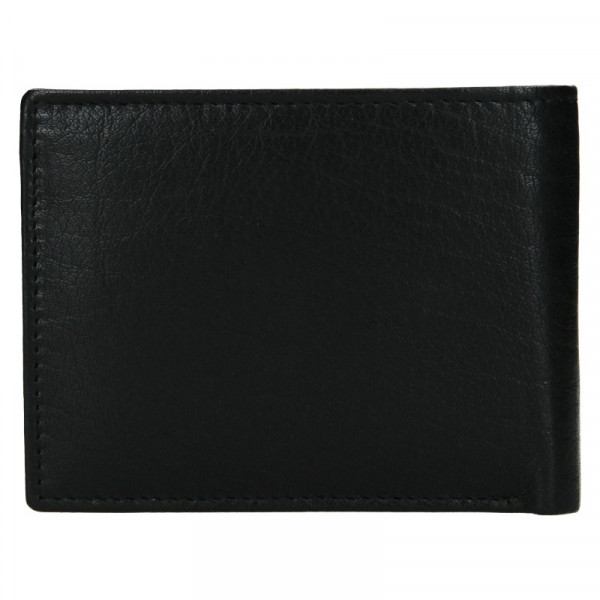 Pánská kožená peněženka Lagen Kall - černá