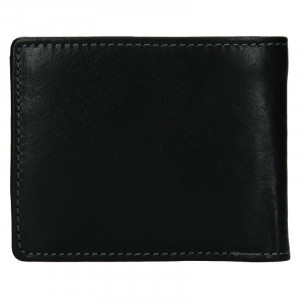 Pánská kožená peněženka Lagen Palleto - černá