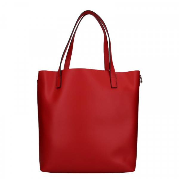 Dámská kožená kabelka Unidax Ninna - červená