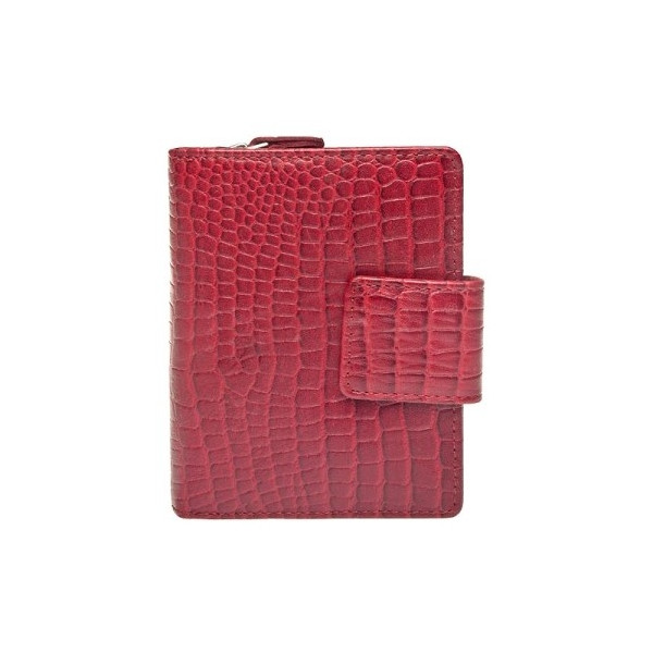 Dámská kožená peněženka Lagen 2077/C - červená
