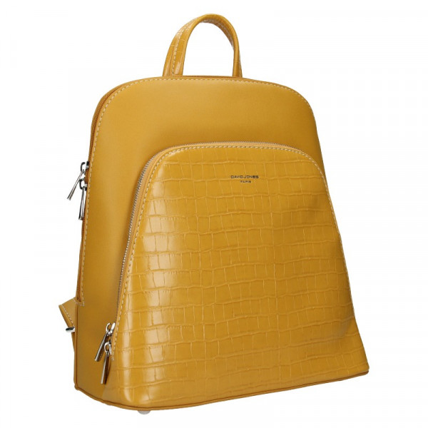 Módní dámský batoh David Jones Thala - žlutá