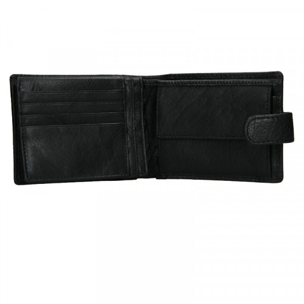 Pánská kožená peněženka Lagen Prean - černá