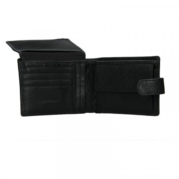 Pánská kožená peněženka Lagen Prean - černá