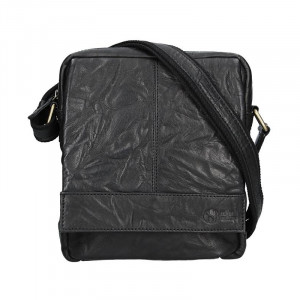 Pánská kožená taška přes rameno SendiDesign Mattia - černá