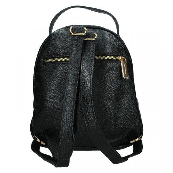 Dámský kožený batoh Marina Galanti Paole - černá