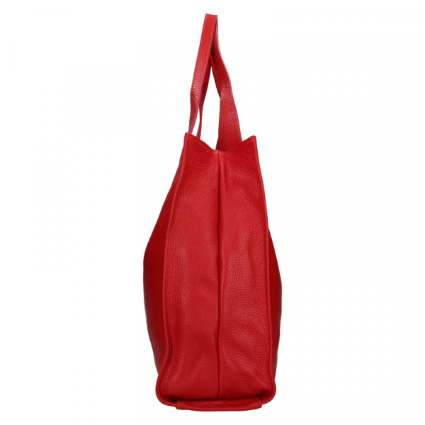 Dámská kožená kabelka Marina Galanti Apolene - červená