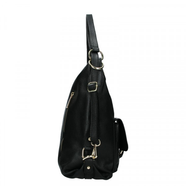 Dámská kožená kabelka/batoh Marina Galanti Alice - černá