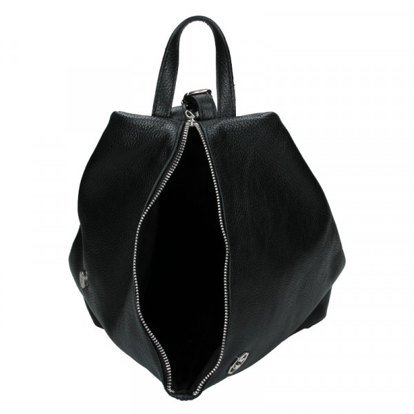 Dámský kožený batoh Marina Galanti Sofia - černá