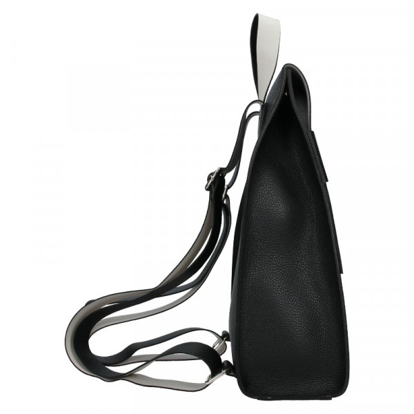 Dámský kožený batoh Facebag Apolens - černá