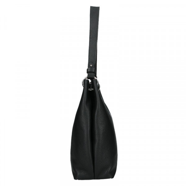 Dámská kožená kabelka Facebag Lilles - černá