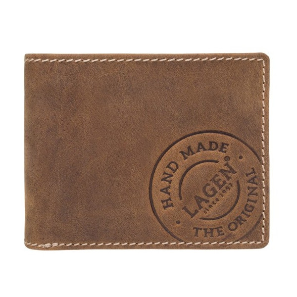 Pánská kožená peněženka Lagen Thor - hnědá