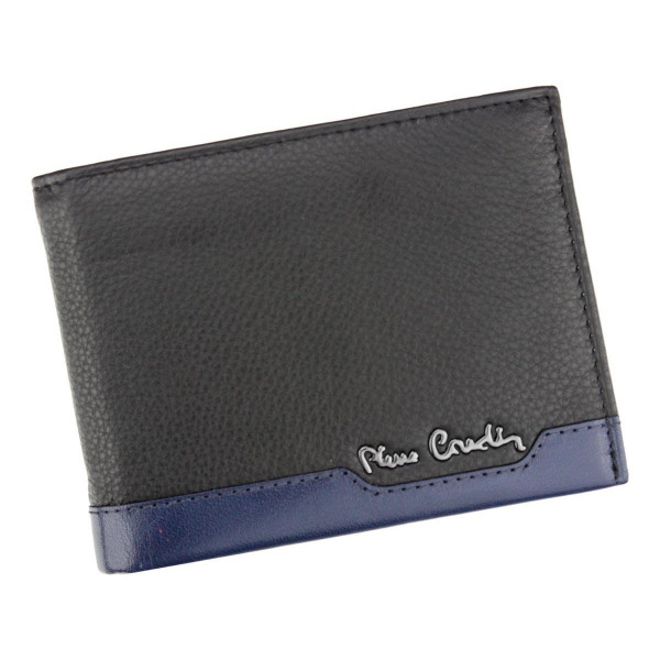 Pánská kožená peněženka Pierre Cardin Peter - černo-červená