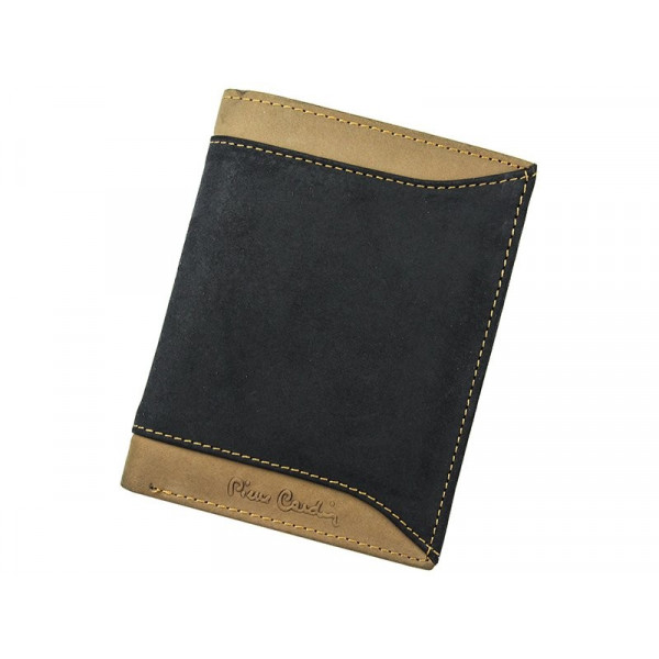 Pánská kožená peněženka Pierre Cardin Joe - černo-červená