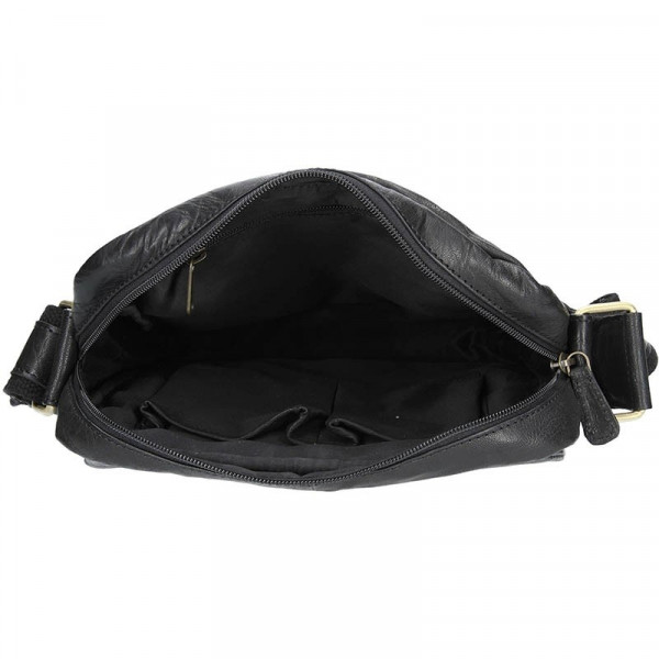 Pánská kožená taška přes rameno SendiDesign Vincent - černá
