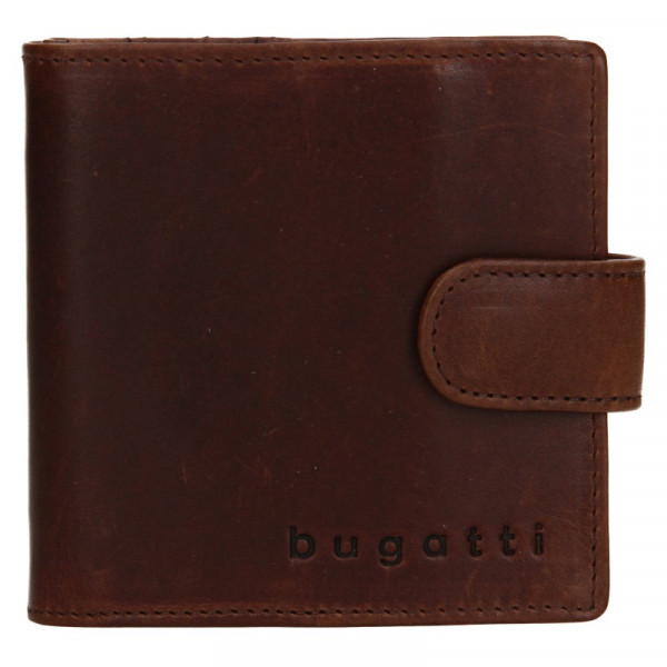 Pánská kožená peněženka Bugatti Magic - hnědá