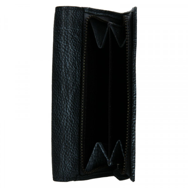 Dámská kožená peněženka Lagen Denisa - modro-šedá