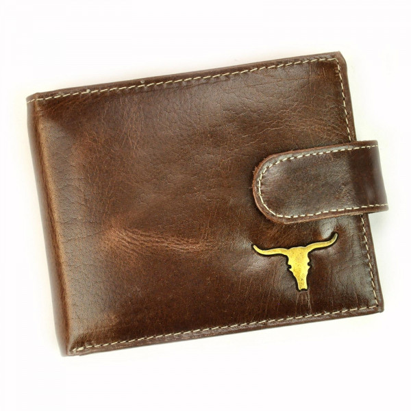 Pánská kožená peněženka Wild Buffalo Emils - hnědá
