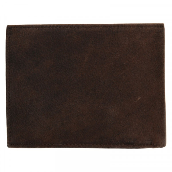 Pánská kožená peněženka Tommy Hilfiger Flap - hnědá