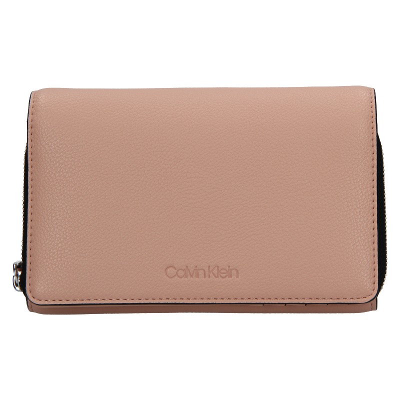Dámská peněženko-kabelka Calvin Klein Minies - růžová