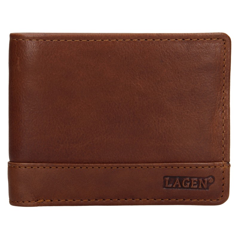 Pánská kožená peněženka Lagen Pavelos - hnědá