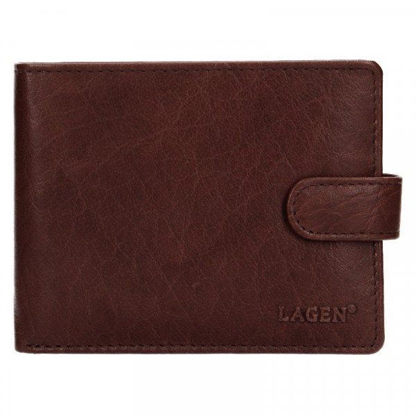 Pánská kožená peněženka Lagen Zdeno - hnědá
