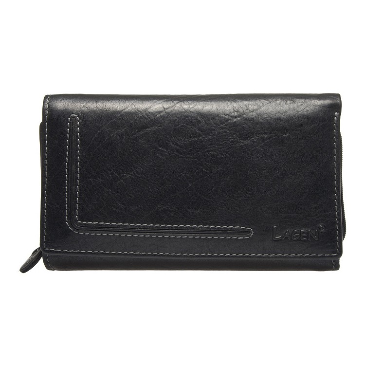 Dámská kožená peněženka Lagen Anitas - černá