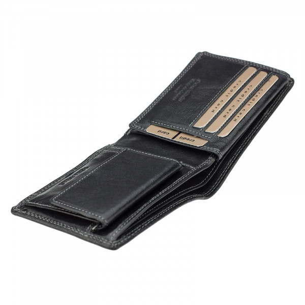 Pánská kožená peněženka Pierre Cardin Radovan - tmavě hnědá