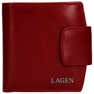 Dámská kožená peněženka Lagen Ljuba - červená
