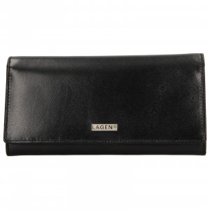 Dámská kožená peněženka Lagen Nathalie - černá