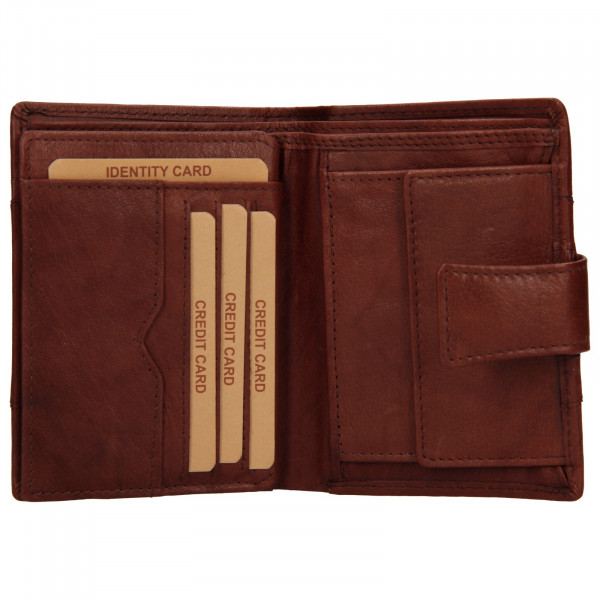 Pánská kožená peněženka Lagen Conor - hnědá