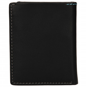 Pánská kožená peněženka slim Lagen Revo - černá