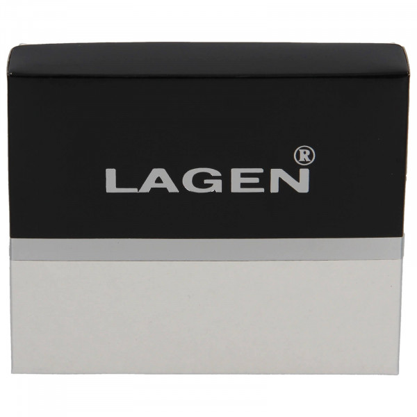 Pánská kožená peněženka Lagen Luket - černá
