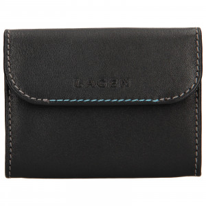 Pánská kožená peněženka Lagen Robin - černá